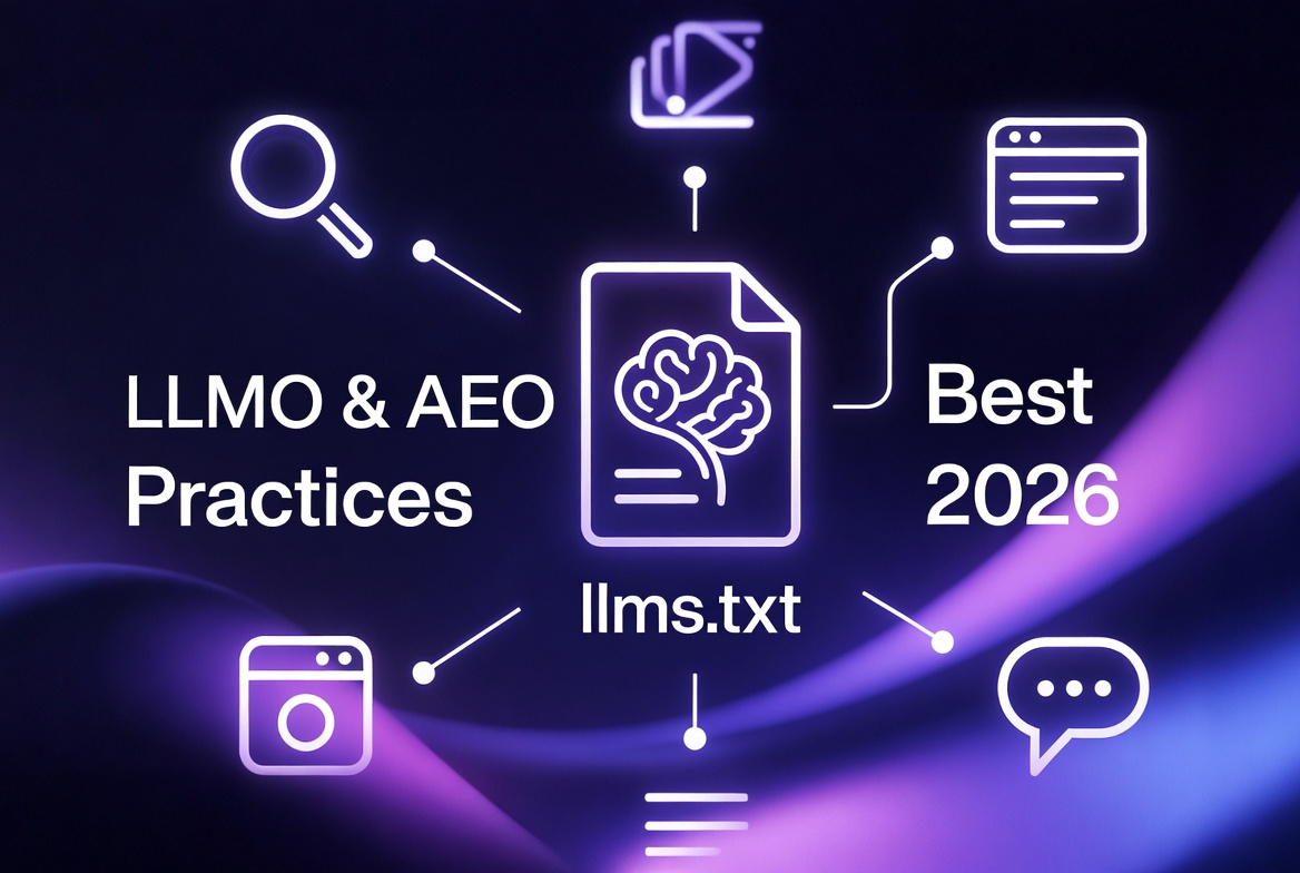 LLMO and AEO Best Practices — implementing llms.txt and optimizing for answer engines in 2026