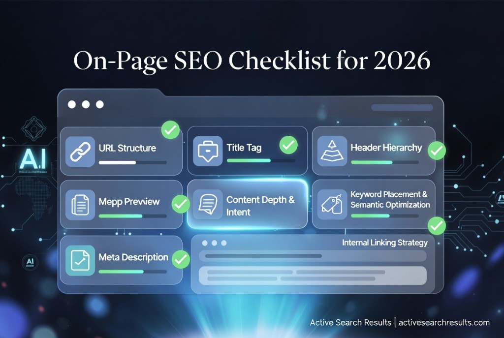 On-Page SEO Checklist for 2026